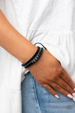 Load image into Gallery viewer, Hard to PLEATS - Black Sliding Knot Bracelet