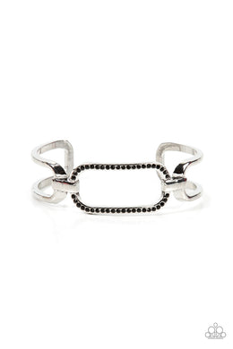 Civic Chic - Black Cuff Bracelet
