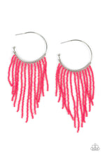 Load image into Gallery viewer, Saguaro Breeze - Pink Hoop Earrings