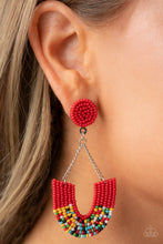 Load image into Gallery viewer, Make it RAINBOW - Red Post Earrings