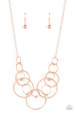 Encircled in Elegance - Copper Necklace