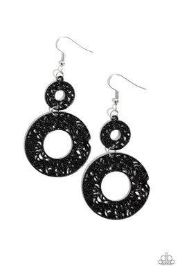 Cabo Courtyard - Black Earrings