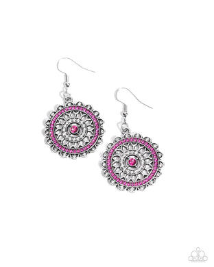 Twinkly Translation - Pink Earrings