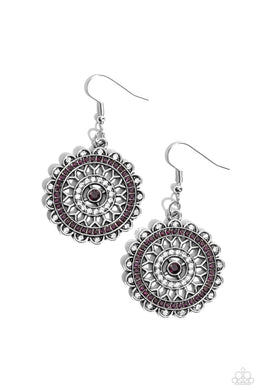 Twinkly Translation - Purple Earrings