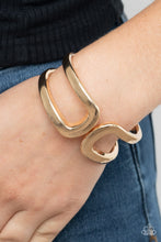 Load image into Gallery viewer, Industrial Empress - Gold Bracelet