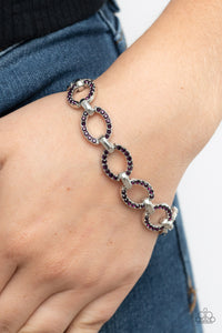 Date Night Debonair - Purple Bracelet