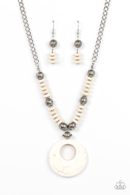 Oasis Goddess - White Necklace