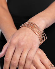 Load image into Gallery viewer, Monochromatic Crossover - Rose Gold Bracelet