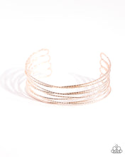 Load image into Gallery viewer, Monochromatic Crossover - Rose Gold Bracelet
