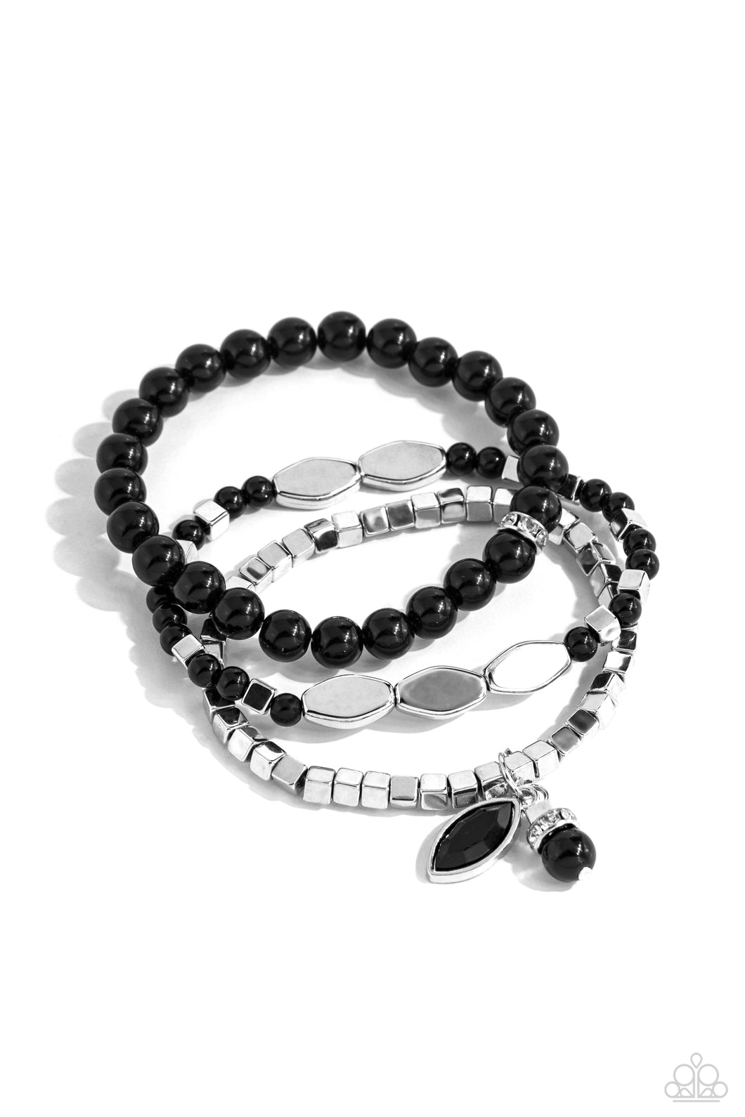 Redefined Romance - Black Bracelets