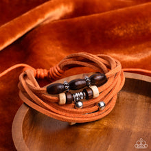 Load image into Gallery viewer, Have a WANDER-ful Day - Orange Bracelet