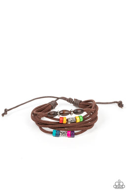 Have a WANDER-ful Day - Multicolor Bracelet