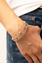 Load image into Gallery viewer, Spontaneous Shimmer - Gold Bracelet