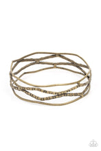 Load image into Gallery viewer, A Narrow ESCAPADE - Brass Bangle Bracelet