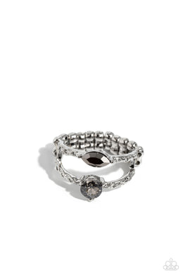 Embraceable Elegance - Silver Dainty Ring