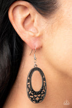 Load image into Gallery viewer, Colorfully Moon Child - Black Earrings