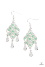 Load image into Gallery viewer, Sentimental Shimmer - Green Earrings