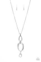 Load image into Gallery viewer, Elegantly Entrancing - White Lanyard