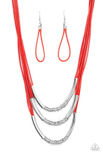 Load image into Gallery viewer, Mechanical Mania - Red Necklace