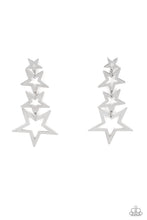 Load image into Gallery viewer, Superstar Crescendo - Silver Post Earrings