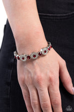 Load image into Gallery viewer, Crowns Only Club - Red Hinged Bracelet
