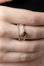Load image into Gallery viewer, Angling for Attention - Brown Dainty Ring