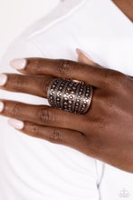 Load image into Gallery viewer, Diamondback Bravado - Copper Ring