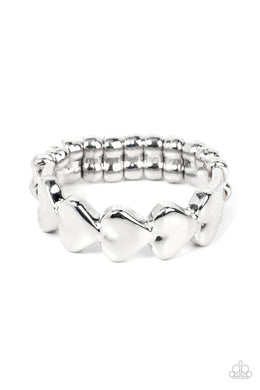 Rhythm of Love - Silver Dainty Ring