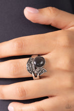 Load image into Gallery viewer, Cats Eye Candy - Black Dainty Ring
