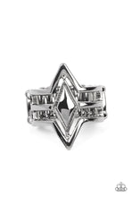 Load image into Gallery viewer, Deceivingly Diamond - Black Gunmetal Ring