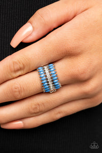 Cinematic Couture - Blue Dainty Ring