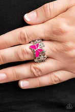 Load image into Gallery viewer, All FLUTTERED Up - Pink Ring