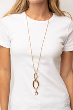 Load image into Gallery viewer, Elegantly Entrancing - Gold Lanyard