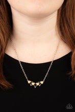 Load image into Gallery viewer, Pyramid Prowl - Yellow Necklace