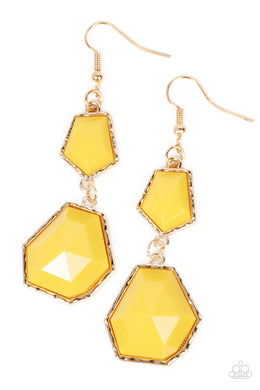Rio Relic - Yellow Earrings