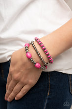 Load image into Gallery viewer, Take by SANDSTORM - Pink Set of Bracelets