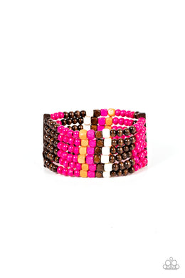 Dive into Maldives - Pink Bracelet