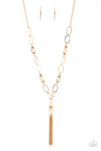 Load image into Gallery viewer, Taken with Tassels - Gold Necklace