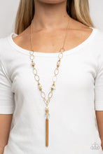 Load image into Gallery viewer, Taken with Tassels - Gold Necklace