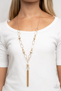 Taken with Tassels - Gold Necklace