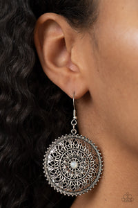 Spellbinding Botanicals - White Earrings