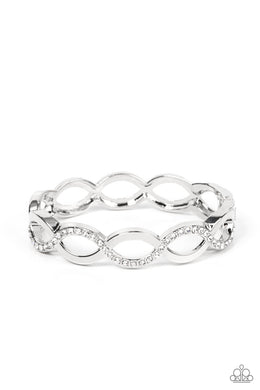 Tailored Twinkle - White Bracelet