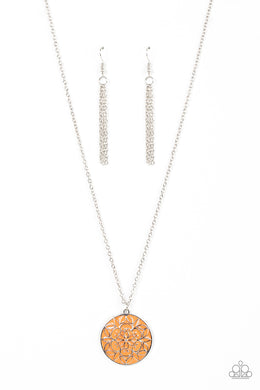 Colorfully Cottagecore - Orange Necklace