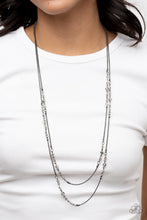 Load image into Gallery viewer, Petitely Prismatic - Black Necklace