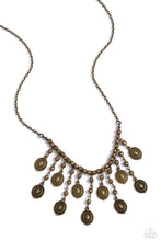 Load image into Gallery viewer, Leave it in the PASTURE - Brass Necklace