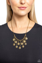 Load image into Gallery viewer, Leave it in the PASTURE - Brass Necklace