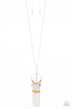 Load image into Gallery viewer, Dancing Dreamcatcher - Orange Necklace