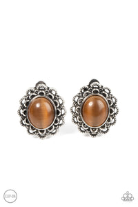 Garden Gazebo - Brown Earrings