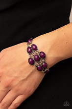 Load image into Gallery viewer, Color Wheel Garden - Purple Bracelet
