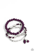 Load image into Gallery viewer, Redefined Romance - Purple Set of Bracelets